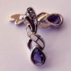Amethyst Earring - Solid 925 Silver